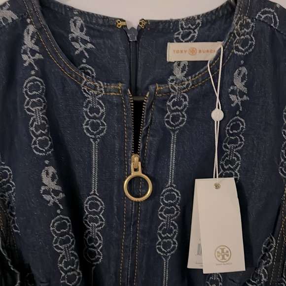 🔥NWT Tory Burch Gemini Denim Dress❤️ - Picture 2 of 4
